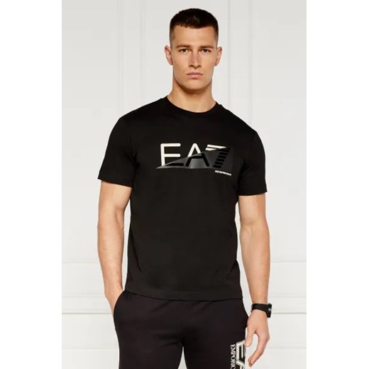 EA7 T-shirt | Regular Fit ze sklepu Gomez Fashion Store w kategorii T-shirty męskie - zdjęcie 173853637