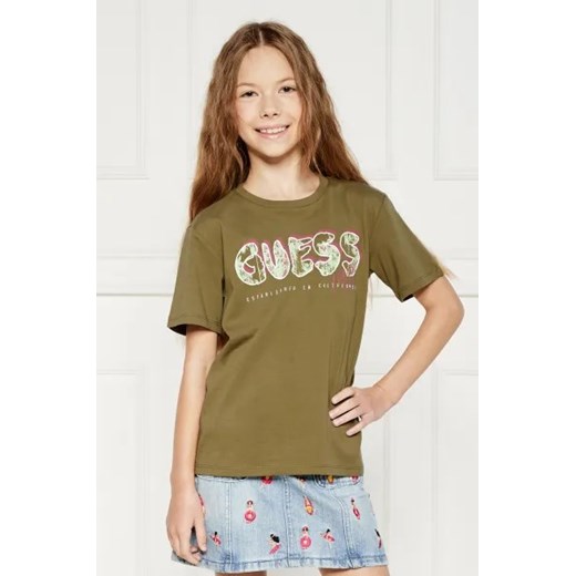Guess T-shirt | Regular Fit ze sklepu Gomez Fashion Store w kategorii T-shirty chłopięce - zdjęcie 173856429