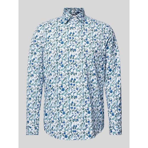 Koszula biznesowa o kroju regular fit z kołnierzykiem typu kent ze sklepu Peek&Cloppenburg  w kategorii Koszule męskie - zdjęcie 173856986