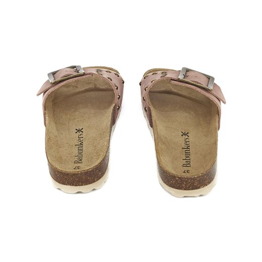 BABUNKERS Family Skórzane klapki w kolorze jasnoróżowym Babunkers Family 41 okazja Limango Polska