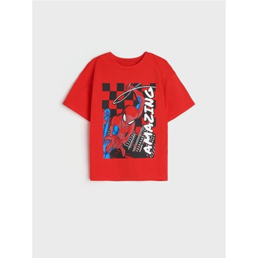 Sinsay - Koszulka MARVEL - czerwony Sinsay 110 Sinsay