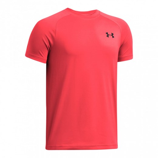Chłopięca koszulka treningowa Under Armour UA Tech 2.0 SS - czerwona ze sklepu Sportstylestory.com w kategorii T-shirty chłopięce - zdjęcie 173859419