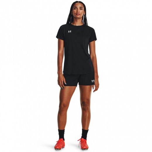 Damskie spodenki treningowe Under Armour UA W's Challenger Knit Short - czarne ze sklepu Sportstylestory.com w kategorii Szorty - zdjęcie 173859547