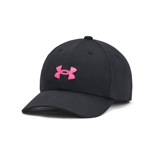 Dziewczęca czapka z daszkiem Under Armour Girl's UA Blitzing Adj - czarna ze sklepu Sportstylestory.com w kategorii Czapki dziecięce - zdjęcie 173859557