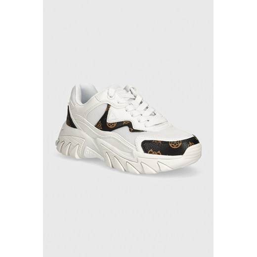 Guess sneakersy NOWAH kolor biały FLTNOW FAL12 ze sklepu ANSWEAR.com w kategorii Buty sportowe damskie - zdjęcie 173859907