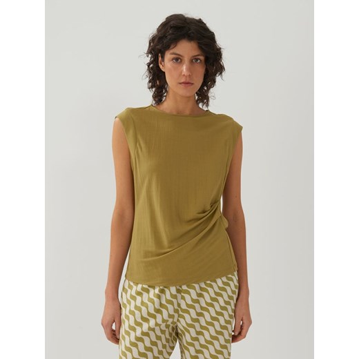 Someday Top w kolorze khaki Someday 38 wyprzedaż Limango Polska