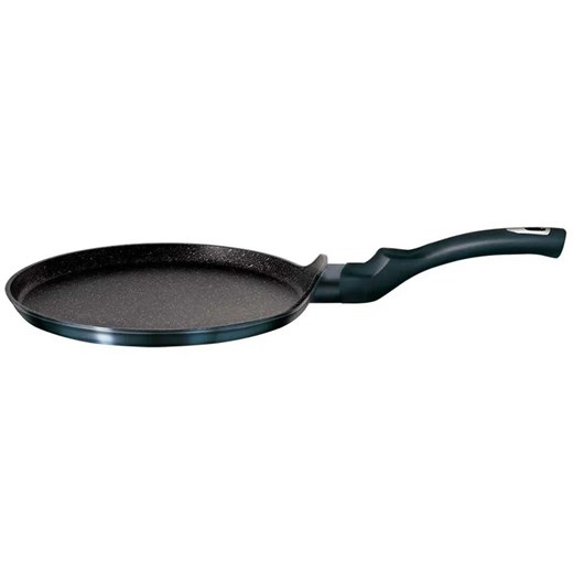 Niebieska aluminiowa patelnia do naleśników D8-G28 ze sklepu Edinos.pl w kategorii Naczynia - zdjęcie 173862815