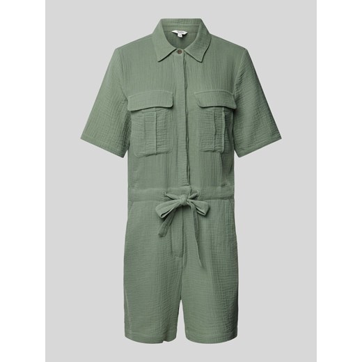 Kombinezon z marszczeniem model ‘Carello’ ze sklepu Peek&Cloppenburg  w kategorii Kombinezony damskie - zdjęcie 173862979