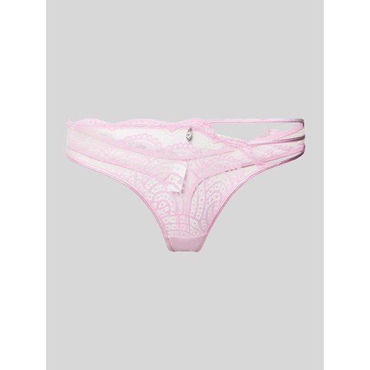 Stringi z koronkowym obszyciem model ‘Kira’ ze sklepu Peek&Cloppenburg  w kategorii Majtki damskie - zdjęcie 173862998