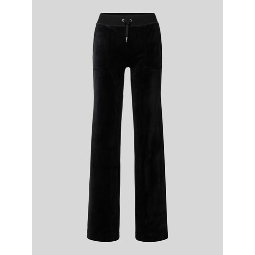 Spodnie typu track pants o kroju regular fit z nakładanymi kieszeniami ze sklepu Peek&Cloppenburg  w kategorii Spodnie damskie - zdjęcie 173863345