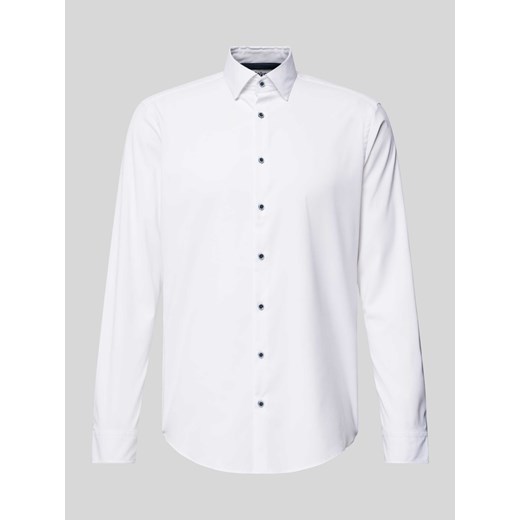 Koszula biznesowa o kroju regular fit z kołnierzykiem typu kent ze sklepu Peek&Cloppenburg  w kategorii Koszule męskie - zdjęcie 173863416