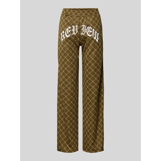 Spodnie dresowe o kroju regular fit z naszywkami z logo ze sklepu Peek&Cloppenburg  w kategorii Spodnie damskie - zdjęcie 173863546