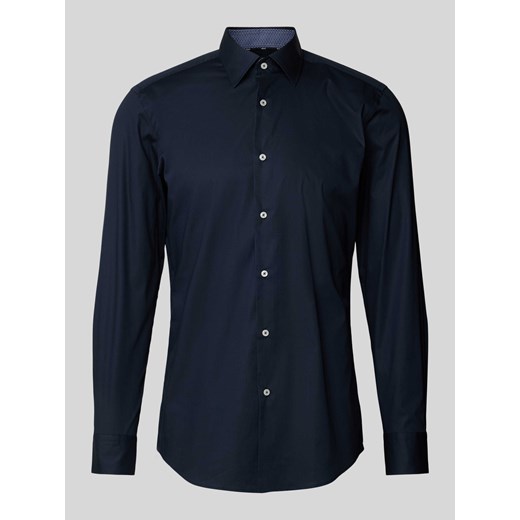 Koszula biznesowa o kroju slim fit z kołnierzykiem typu kent model ‘Hank’ ze sklepu Peek&Cloppenburg  w kategorii Koszule męskie - zdjęcie 173863699