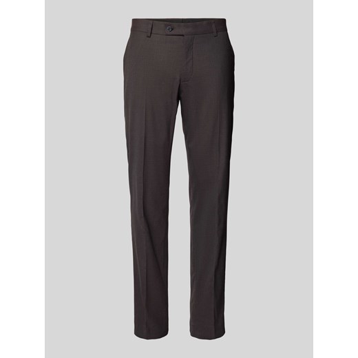 Spodnie do garnituru o kroju tapered fit w kant ze sklepu Peek&Cloppenburg  w kategorii Spodnie męskie - zdjęcie 173863805