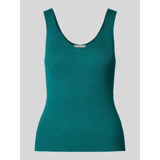 Top z dzianiny z dekoltem w serek ze sklepu Peek&Cloppenburg  w kategorii Bluzki damskie - zdjęcie 173864007