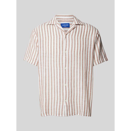 Koszula casualowa o kroju relaxed fit z rękawem o dł. 1/2 model ‘NOTO’ ze sklepu Peek&Cloppenburg  w kategorii Koszule męskie - zdjęcie 173864249