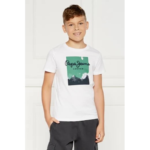 Pepe Jeans London T-shirt RAFER | Regular Fit ze sklepu Gomez Fashion Store w kategorii T-shirty chłopięce - zdjęcie 173864906