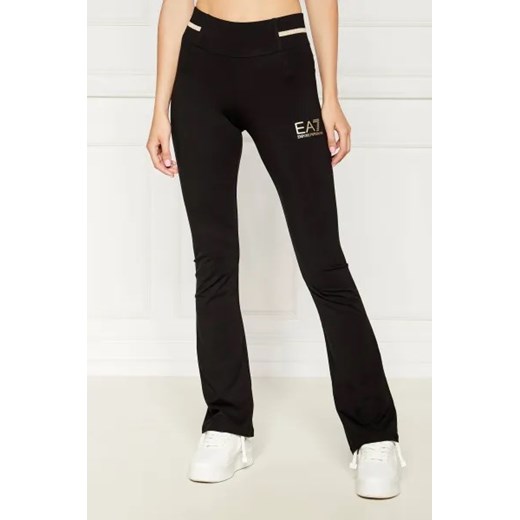 EA7 Spodnie dresowe | flare fit ze sklepu Gomez Fashion Store w kategorii Spodnie damskie - zdjęcie 173866098