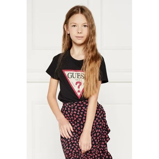 Guess T-shirt | Regular Fit ze sklepu Gomez Fashion Store w kategorii Bluzki dziewczęce - zdjęcie 173871146