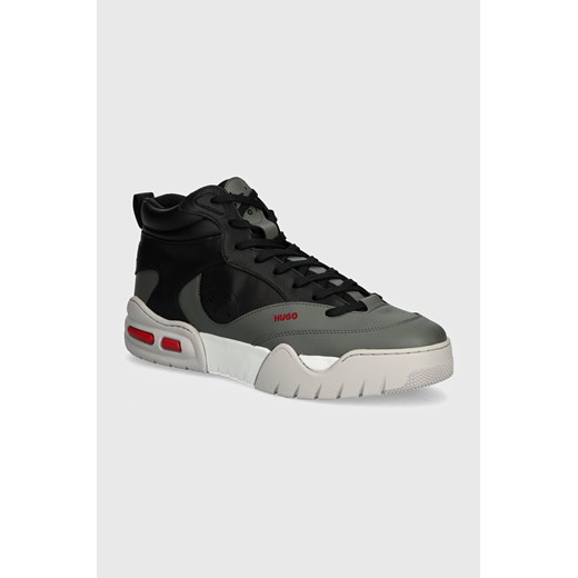 HUGO sneakersy Kedge kolor szary 50523969 ze sklepu ANSWEAR.com w kategorii Buty sportowe męskie - zdjęcie 173872036