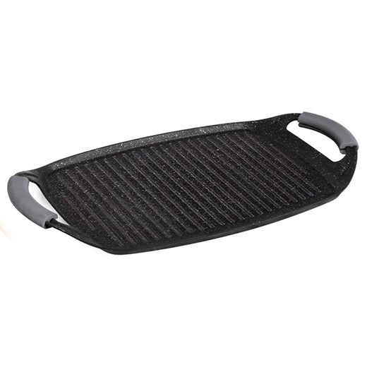 Płyta grillowa z powłoką marmurową H3-N93 ze sklepu Edinos.pl w kategorii Naczynia - zdjęcie 173875957