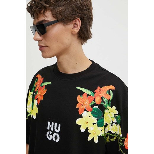 T-shirt męski Hugo Boss bawełniany wiosenny 