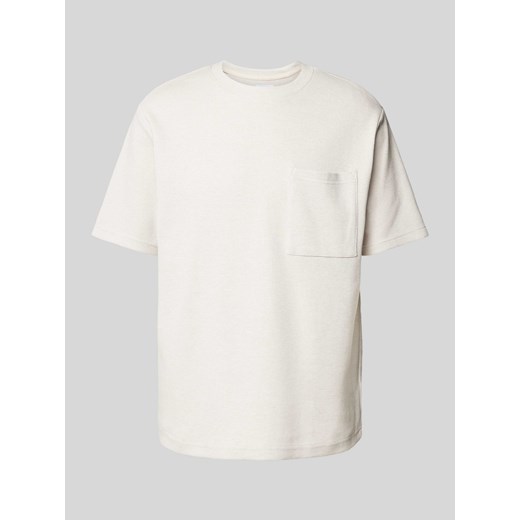 T-shirt z nakładaną brustaszą ze sklepu Peek&Cloppenburg  w kategorii T-shirty męskie - zdjęcie 173878209
