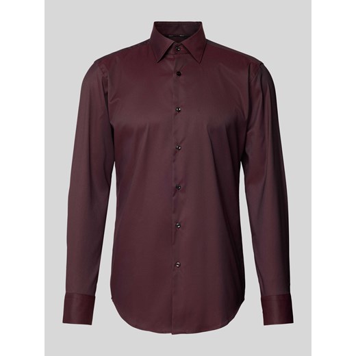 Koszula biznesowa o kroju slim fit z listwą guzikową model ‘Hank’ ze sklepu Peek&Cloppenburg  w kategorii Koszule męskie - zdjęcie 173878297