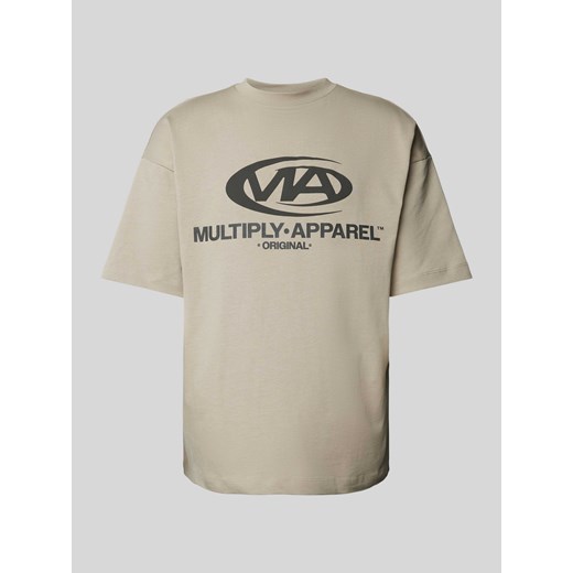 T-shirt o kroju oversized z nadrukiem z logo ze sklepu Peek&Cloppenburg  w kategorii T-shirty męskie - zdjęcie 173878408