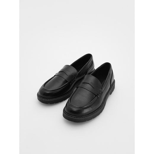 Reserved - Eleganckie loafersy - czarny Reserved 33 Reserved