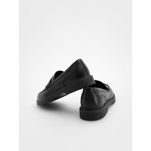 Reserved - Eleganckie loafersy - czarny Reserved 35 Reserved