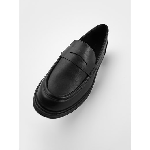 Reserved - Eleganckie loafersy - czarny Reserved 37 Reserved