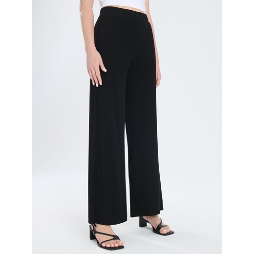 Sinsay - Spodnie wide leg - czarny Sinsay XS Sinsay