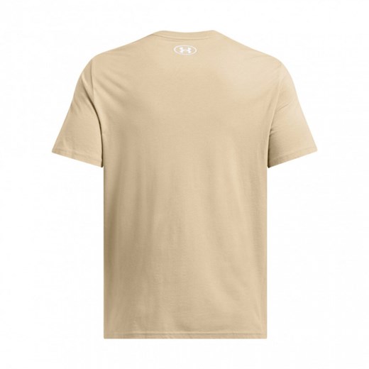 Męski t-shirt z nadrukiem Under Armour UA M Sportstyle LC SS - beżowy Under Armour M Sportstylestory.com