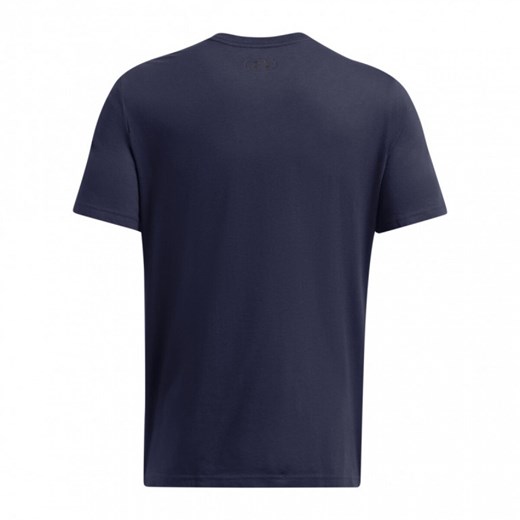 Męski t-shirt z nadrukiem Under Armour UA M Branded Gel Stack Ss - granatowy Under Armour L Sportstylestory.com