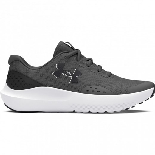 Chłopięce buty do biegania Under Armour UA Bgs Surge 4 - szare ze sklepu Sportstylestory.com w kategorii Buty sportowe dziecięce - zdjęcie 173889435