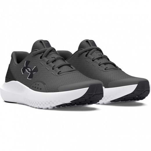 Chłopięce buty do biegania Under Armour UA Bgs Surge 4 - szare ze sklepu Sportstylestory.com w kategorii Buty sportowe dziecięce - zdjęcie 173889436