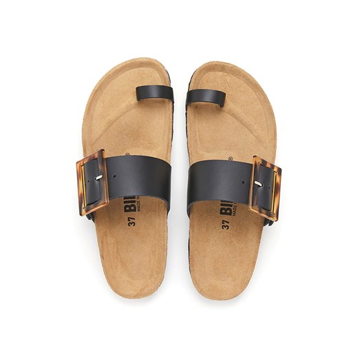 billowy Skórzane japonki w kolorze czarnym Billowy 39 Limango Polska okazyjna cena