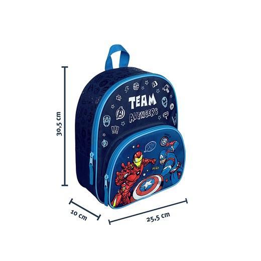 Avengers Plecak "Avengers Rucksack" w kolorze niebieskim - 25,5 x 30,5 onesize okazja Limango Polska