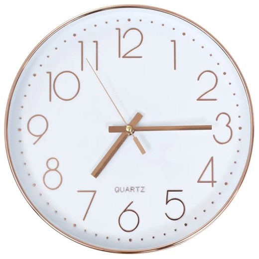 Ścienny nowoczesny zegar 30 cm P5-D39 ze sklepu Edinos.pl w kategorii Zegary - zdjęcie 173893219