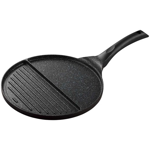 Okrągła aluminiowa patelnia grillowa G9-M92 ze sklepu Edinos.pl w kategorii Naczynia - zdjęcie 173893275