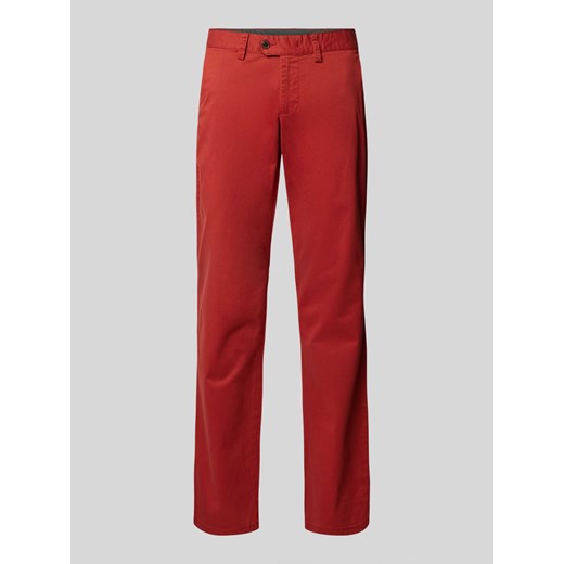 Chinosy o kroju tapered fit z kieszeniami z tyłu ze sklepu Peek&Cloppenburg  w kategorii Spodnie męskie - zdjęcie 173895195