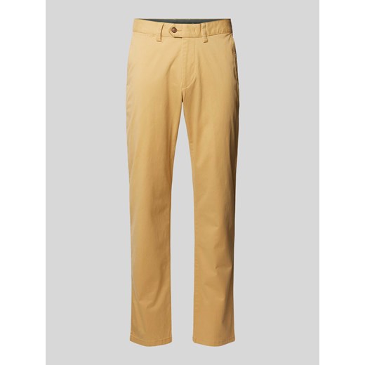 Chinosy o kroju tapered fit z kieszeniami z tyłu ze sklepu Peek&Cloppenburg  w kategorii Spodnie męskie - zdjęcie 173895338