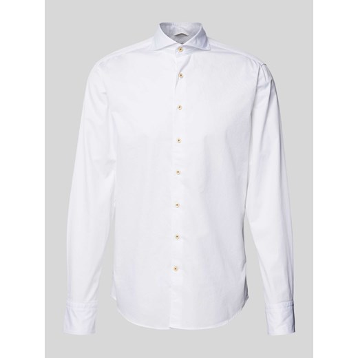Koszula casualowa o kroju regular fit z drobnego twillu w kolorze jasnoniebieskim ze sklepu Peek&Cloppenburg  w kategorii Koszule męskie - zdjęcie 173895348