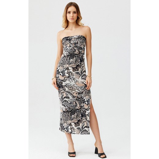 Sukienka Roco Fashion z tkaniny dopasowana