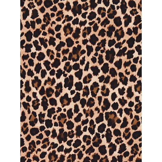 Cropp - Spódnico-szorty w panterkę - beżowy Cropp 32 Cropp