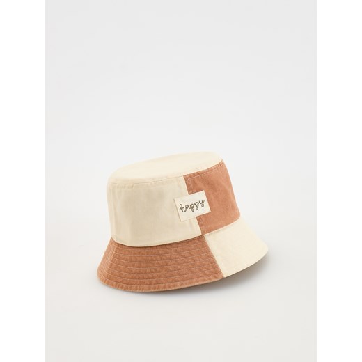 Reserved - Jeansowy bucket hat - beżowy ze sklepu Reserved w kategorii Czapki dziecięce - zdjęcie 173898349