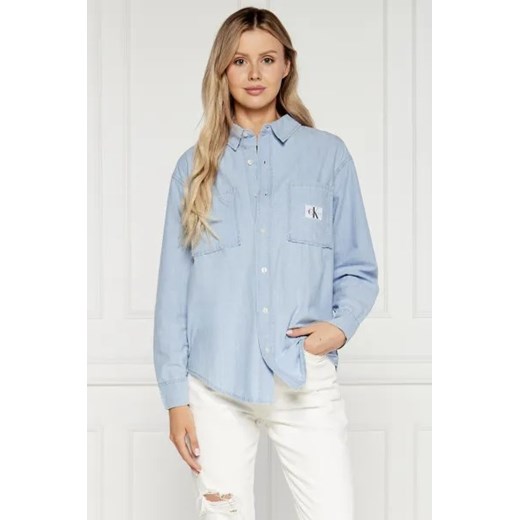 CALVIN KLEIN JEANS Jeansowa koszula | Oversize fit ze sklepu Gomez Fashion Store w kategorii Koszule damskie - zdjęcie 173899866