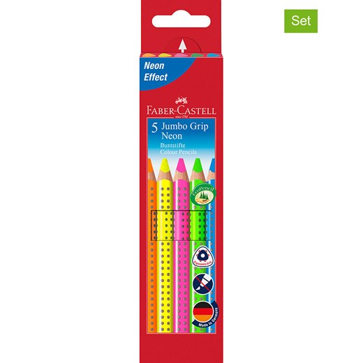Faber-Castell Kredki (10 szt.) &quot;Jumbo Grip&quot; ze sklepu Limango Polska w kategorii Akcesoria biurowe - zdjęcie 173900377