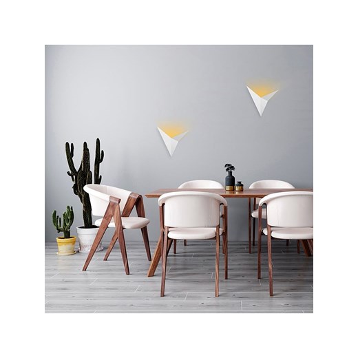 Opviq Lampa ścienna "Bird" w kolorze białym - 34 x 34 cm ze sklepu Limango Polska w kategorii Lampy ścienne - zdjęcie 173900887